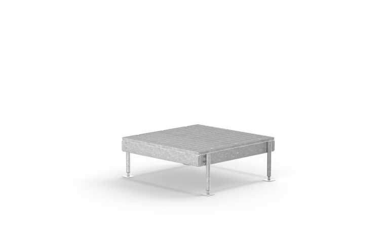 Landings, Support frame incl. grating