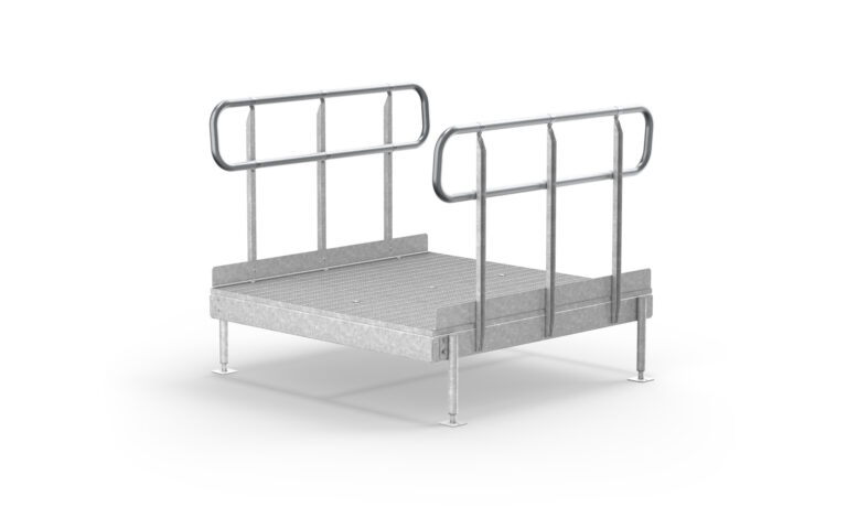 Landings, Railing and kick strip