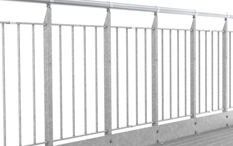 Complete ramps, Railing Round bar