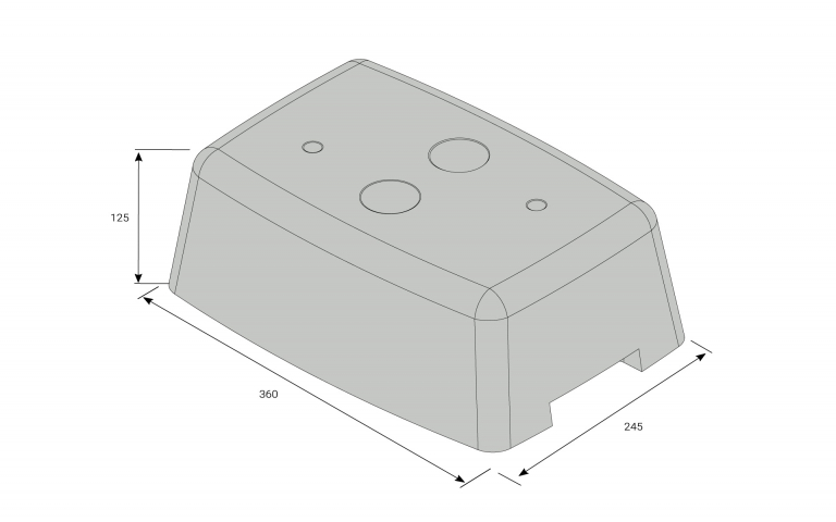 Concrete base