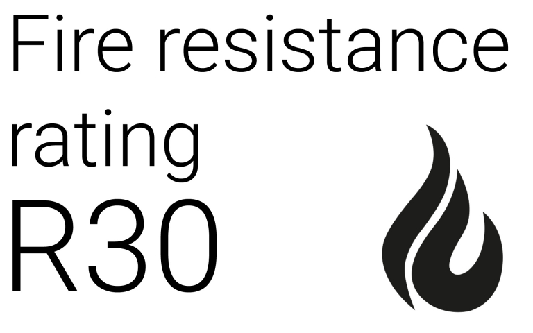Fire resistance rating R30