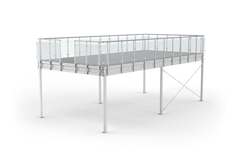 Entresol Räcke Glas