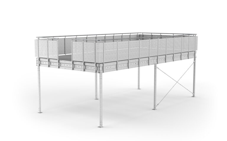 Entresol Räcke Plåt