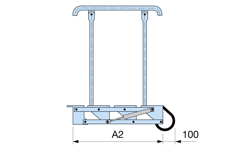 Folding staircase