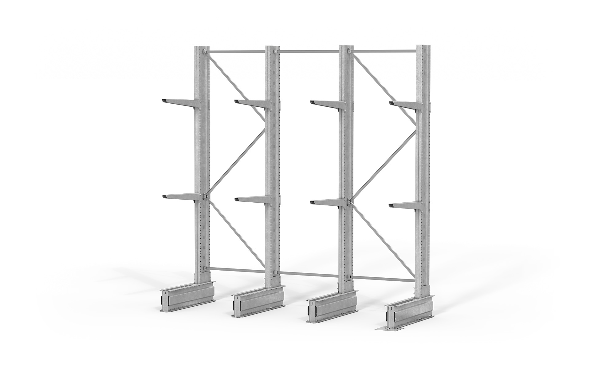 Single cantilever rack