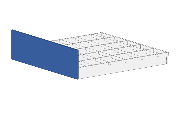 High edge bar (kick strip)