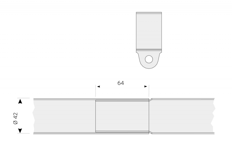 Clamp for handrail