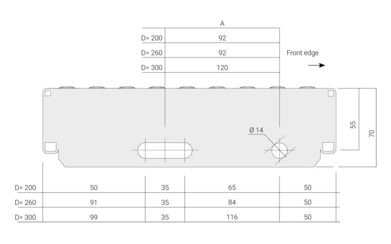 End stair tread, Plank Type Flooring