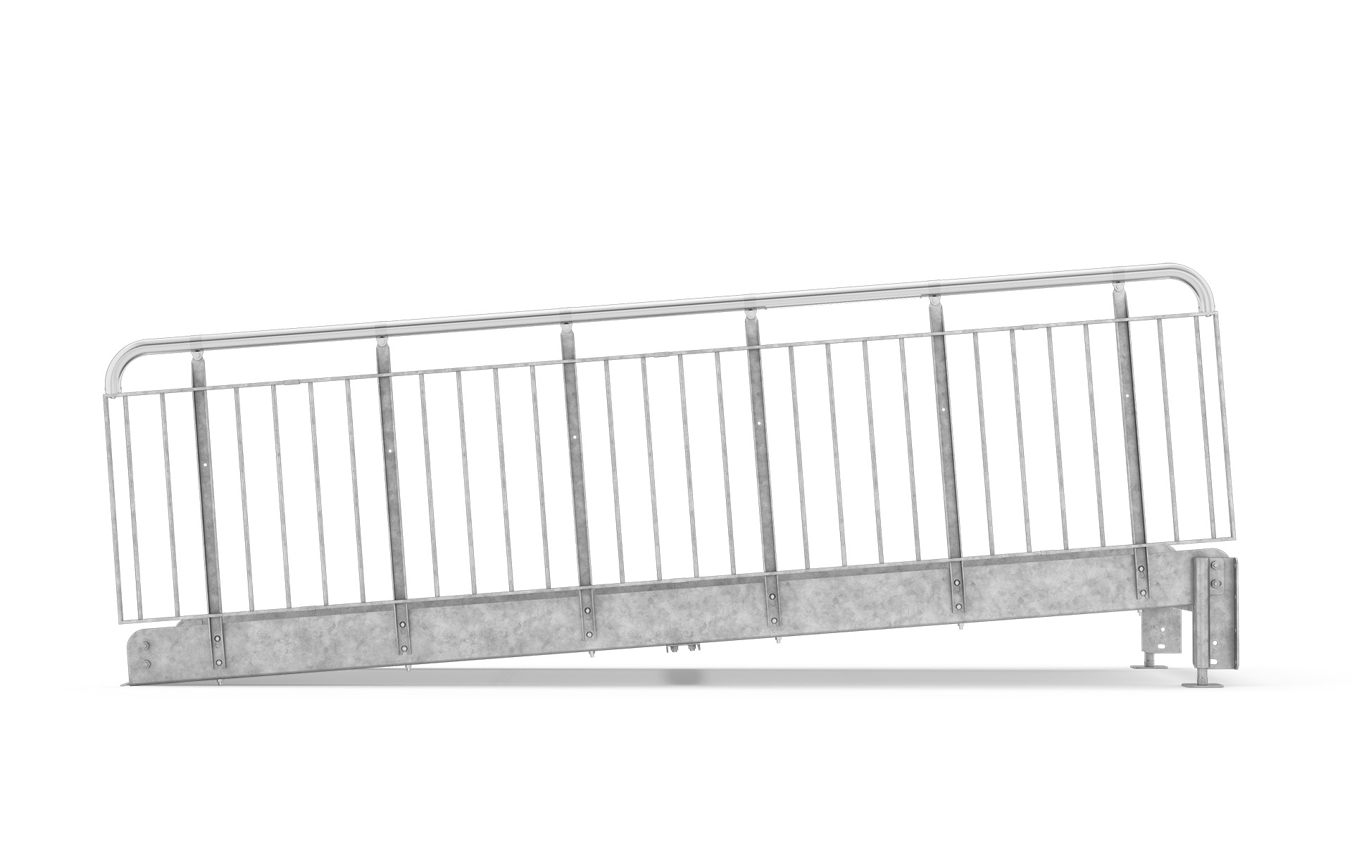 Complete ramps, Railing Round bar
