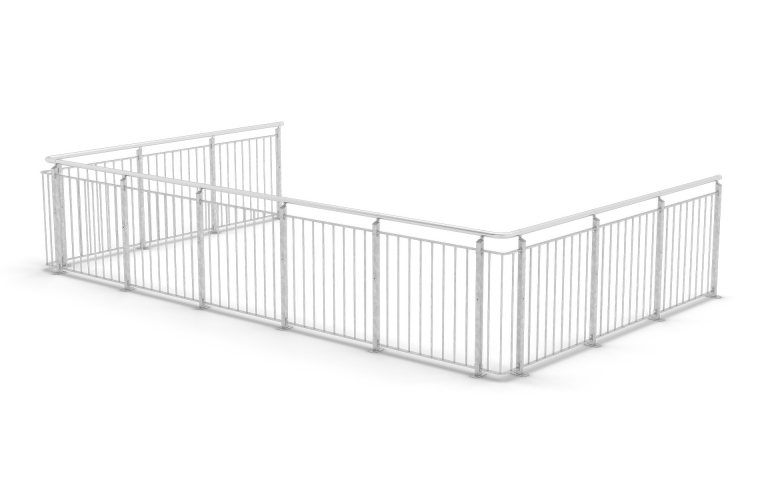 Sectional Railing, Railing Round bar