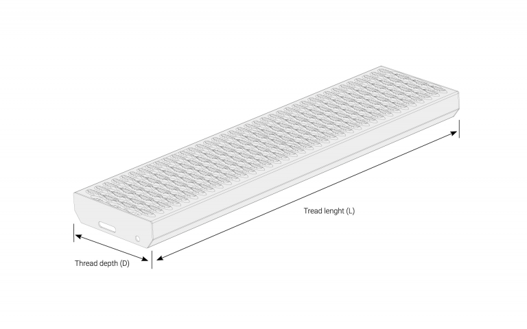 Measurement details, Slit Plank Type Flooring