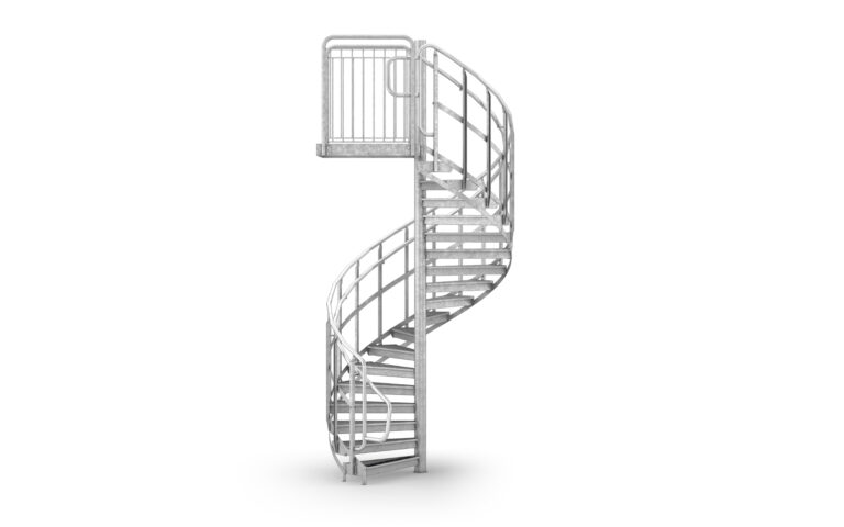 Spiraltrappa Räcke Följare