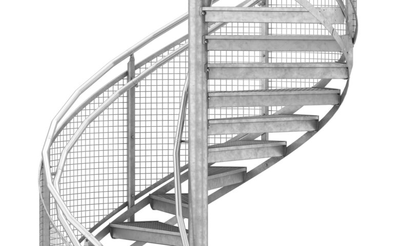 Spiraltrappa Räcke Nät