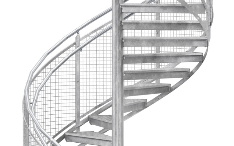 Spiraltrappa Räcke Nät