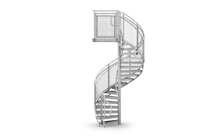 Spiraltrappa Räcke Nät