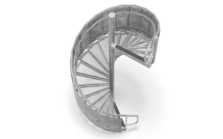 Spiraltrappor Trappsteg