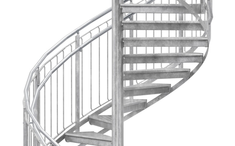 Spiraltrappa Räcke Rundstång