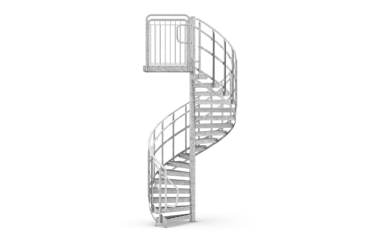 Spiral staircases, Railing Intermediate Rail