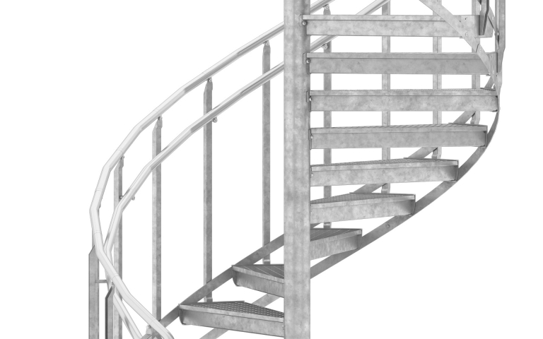 Spiral staircases, Railing Standard