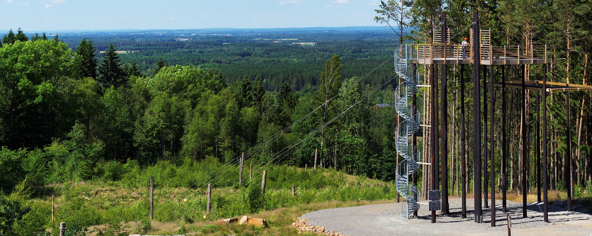 Spiraltrappa i varmförzinkat utförande