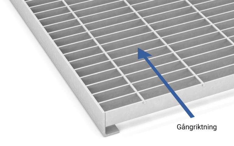 Entrégaller L-profil och ingjutningsram