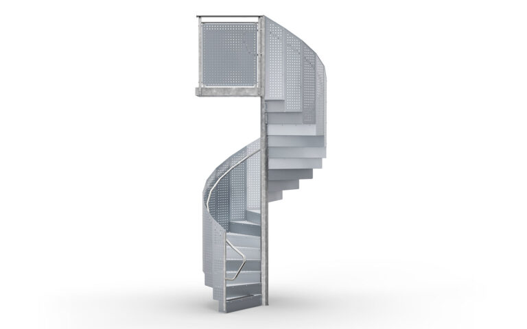 Spiral Staircase JOS Round Railing
