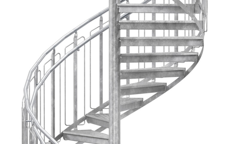 Spiraltrappa Räcke Bygel