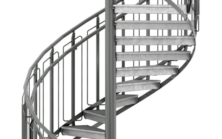 Spiraltrappa Räcke Bygel