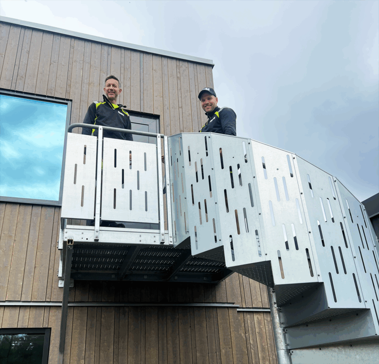 Henrik Barck (right) with colleague  Bengt Norrby