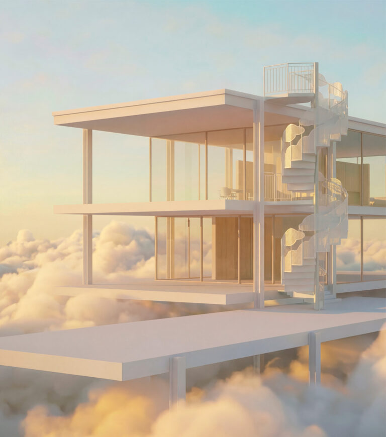 Bortom Tyngd av Grim Axelius (3:e pris). Juryns motivering: Bidraget präglas av en stark helhet där idé, berättelse, bild och kontext är väl sammanvävda och samspelar på ett övertygande sätt. Den konstnärliga och fantasifulla gestaltningen har en avväpnande naivitet och förmedlar en känsla av frihet och lättnad. I en tid som präglas av oro och stormar fångar bidraget vår längtan efter trygghet – en trappa ovan molnen där tanken kan flyga fritt. 